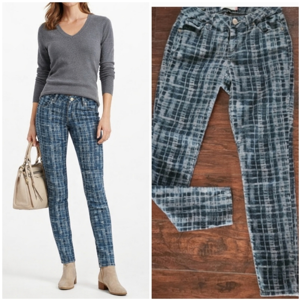 Cabi #3047 Grid Curvy Skinny Jean